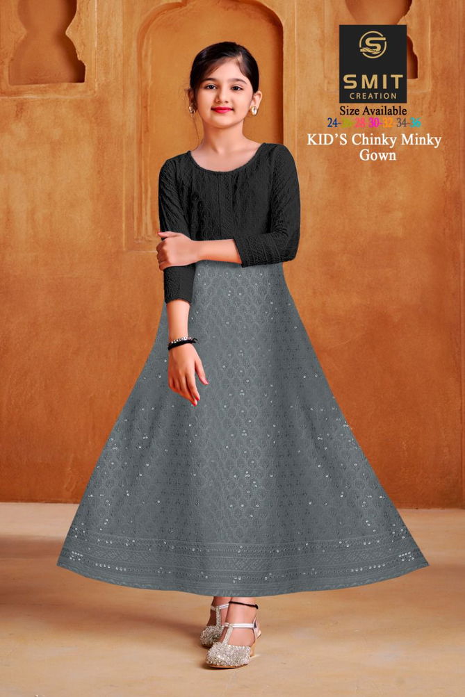 CHINKY MINKY Festive Wear Wholesale Kids Gown Collection